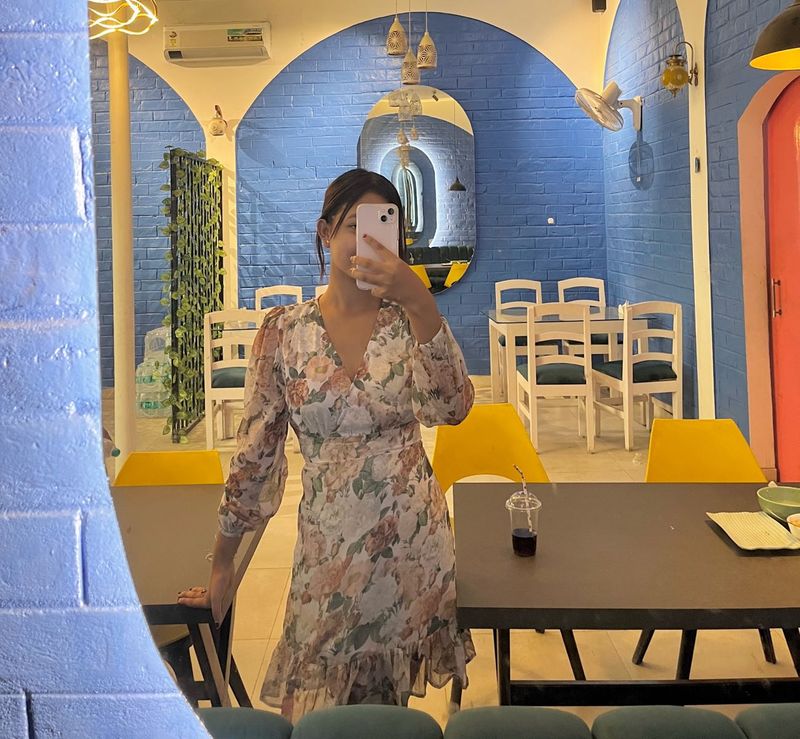 Floral Wrap Dress