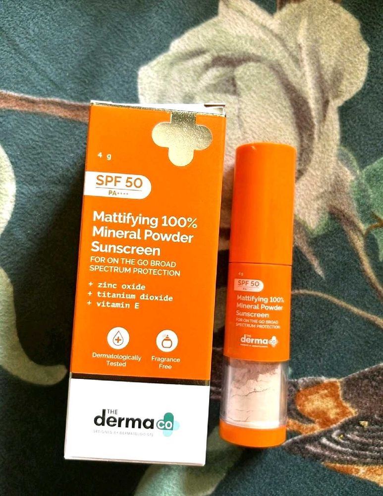 The Derma Co Mattifying 100% Mineral Matte Powder