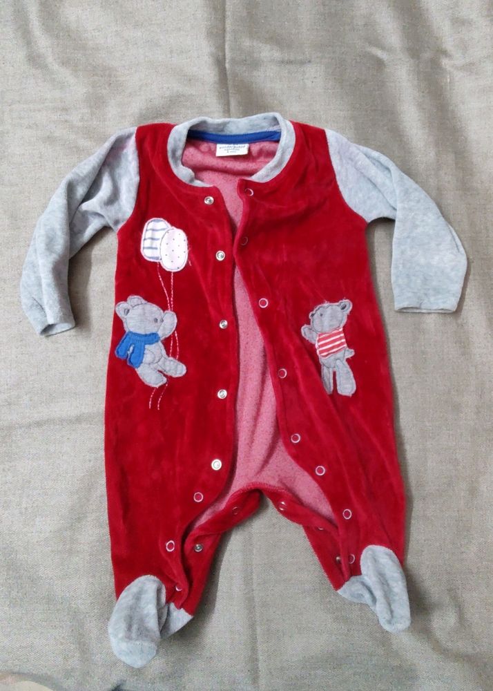 Fleece Velvet Romper