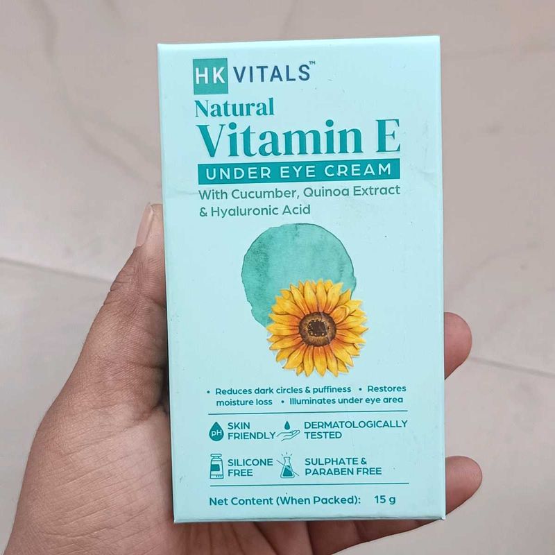 HK Vitals Natural Vitamin E Under Eye Cream