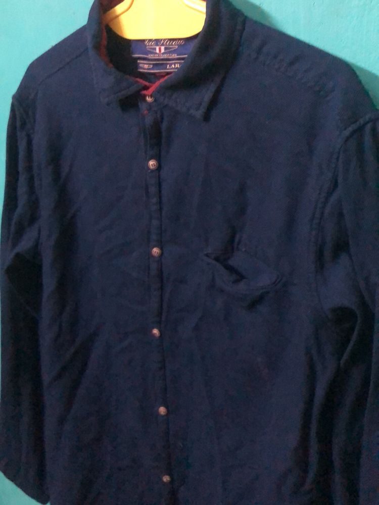 Navy Blue Full Sleeve Shirt