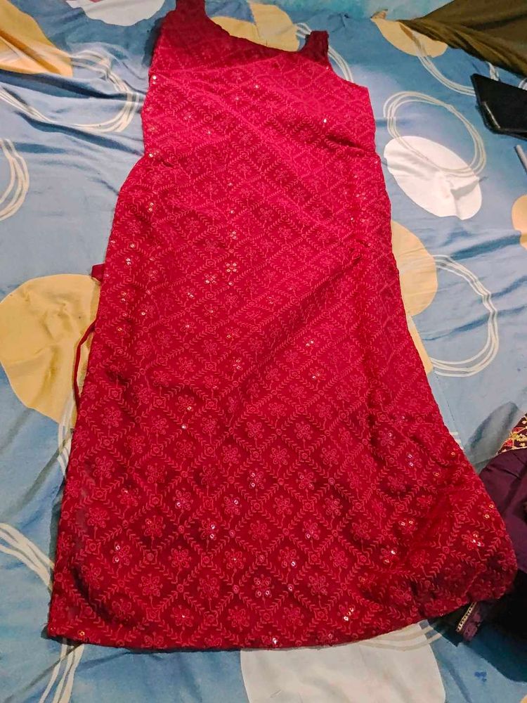 Stunning Red Ethnic Gown