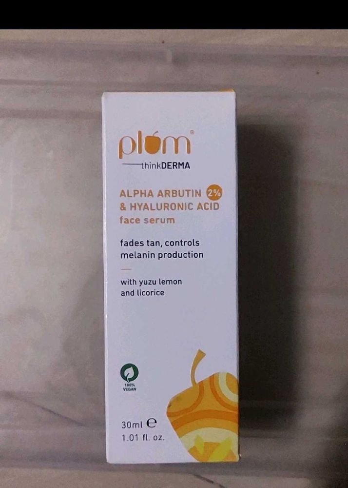 Plum Alpha Arbutin &amp; Hydronic Acid Face Serum