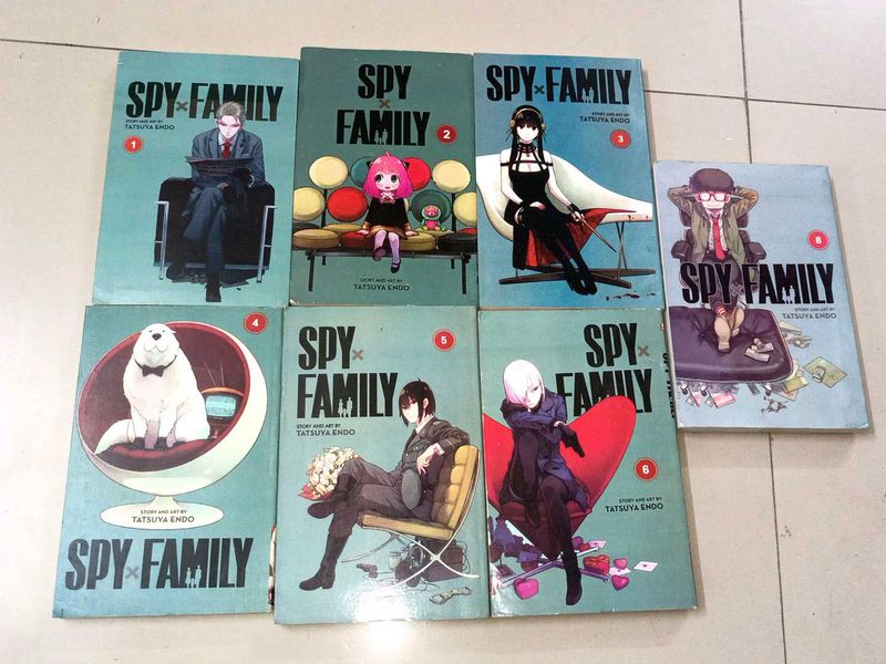 Spy Family Manga Comic 1-2-3-4-5-6-8