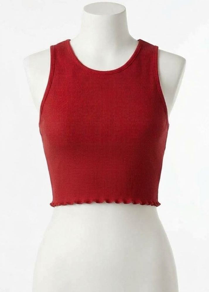 cute cherry red tank top