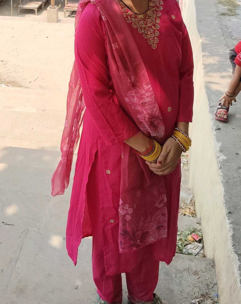 Beautiful Pink Kurta Set