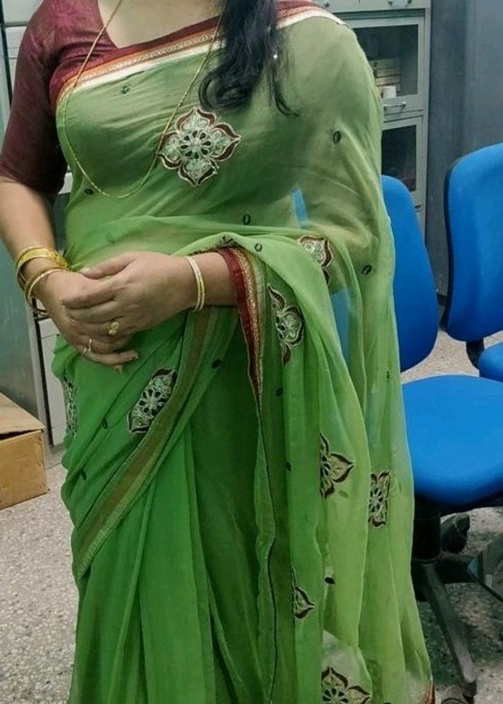 Saree Pure Chiffon
