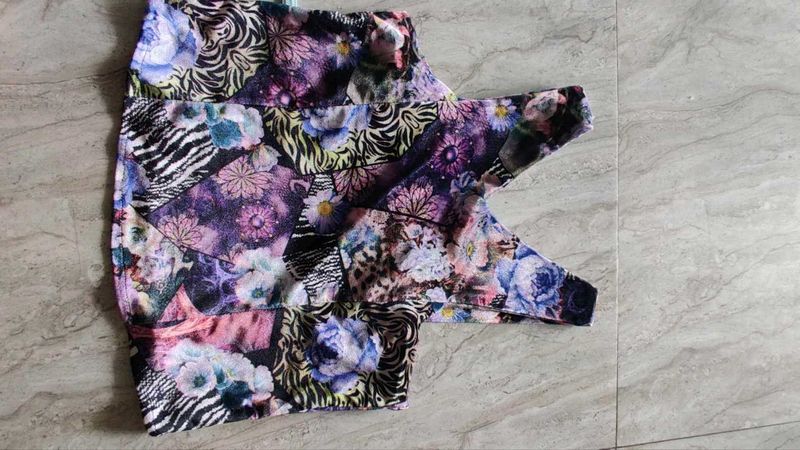 4  Floral Print Tops