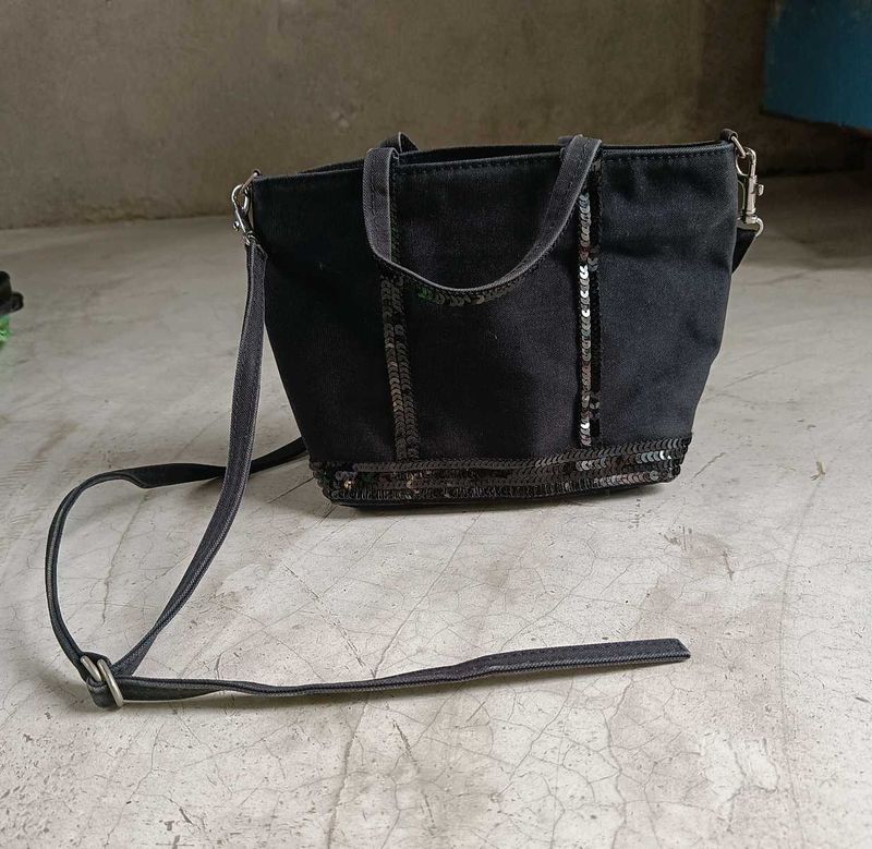 Vanessa Bruno – Authentic Original Bag Sparkly Bla