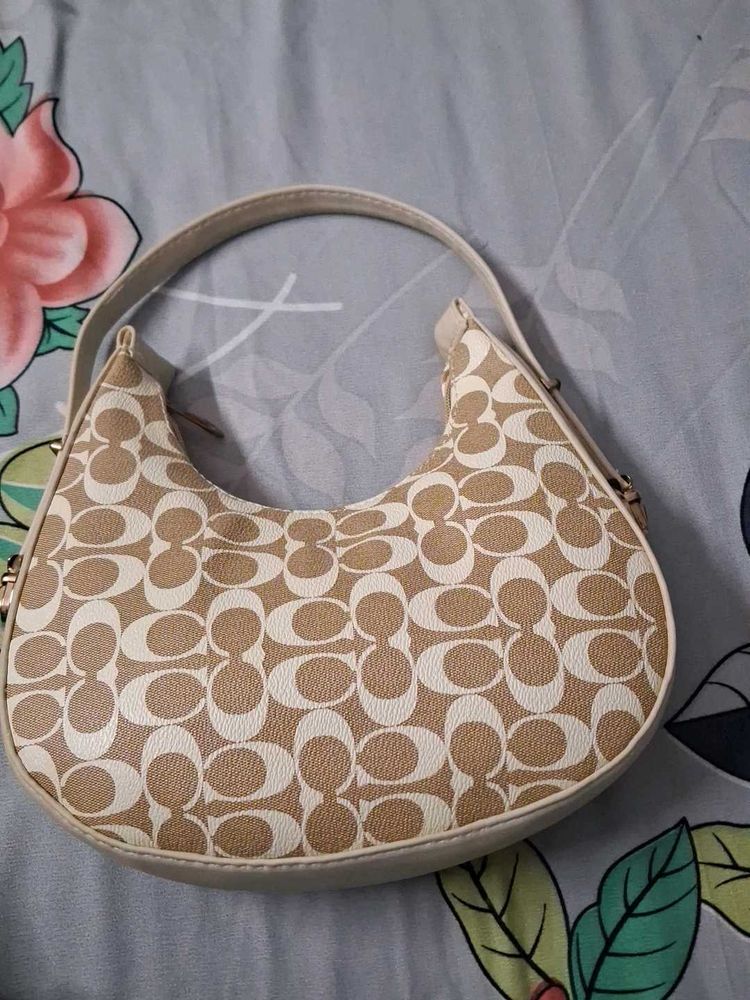 Coach Monogram Shoulder Bag