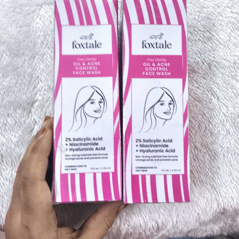 Foxtale Oil &amp; Acne Control Face Wash (2 Units)