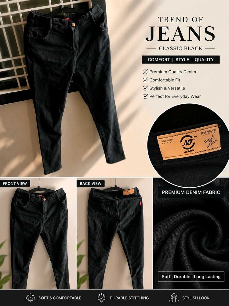 Classic Black Jeans