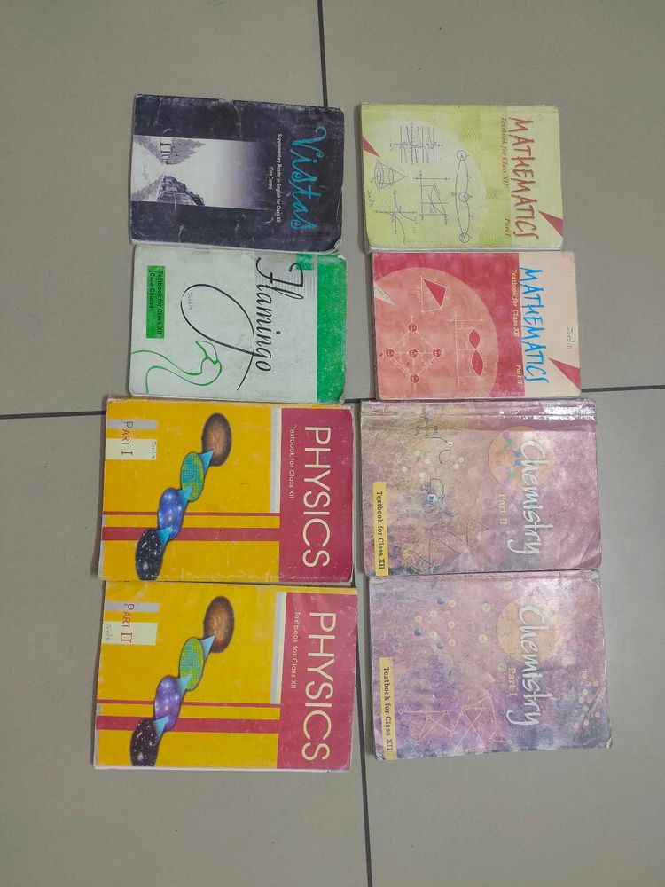 12th Physics, Chemistry, Maths &amp; English Books