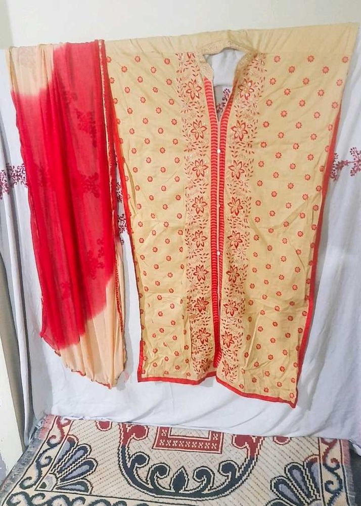 Designer Kurta with Dupatta no bottom