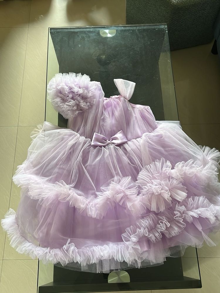 Beautiful Lavender Party Dress