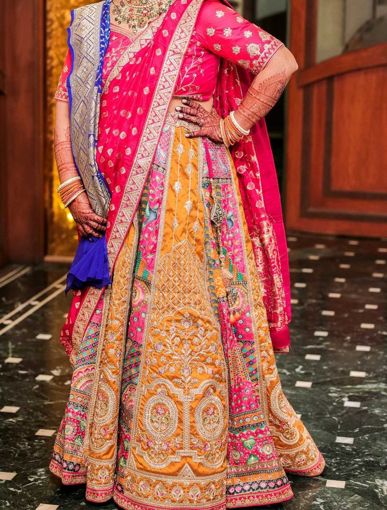 Vibrant Embroidered Lehenga Choli Set