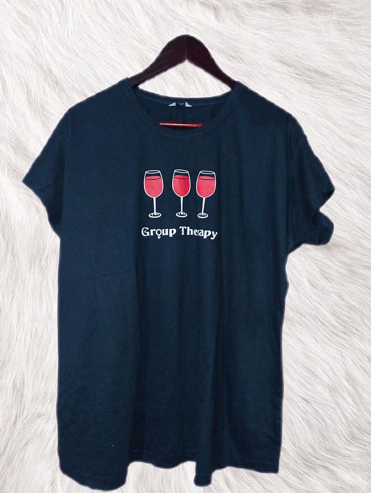 Navy T-shirt For Women