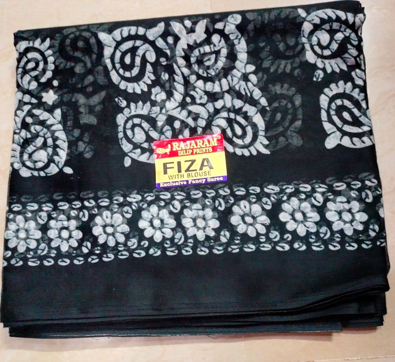 Black Colour Saree