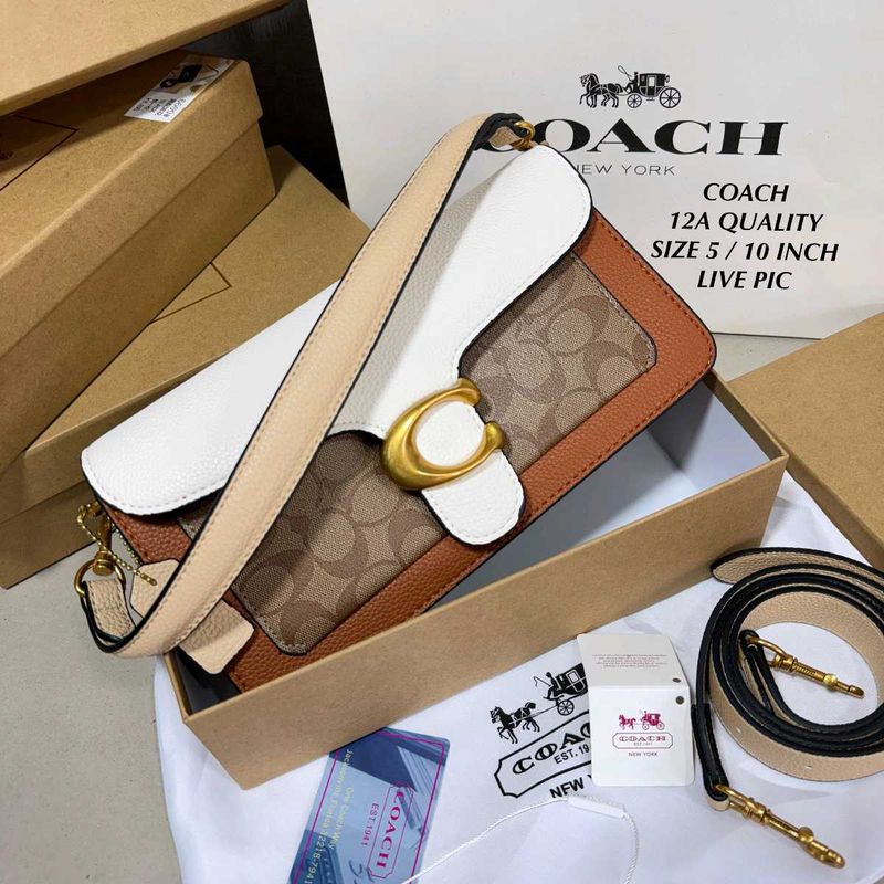 COACH**TABBY SIGNATURE BAG**WITH BOX