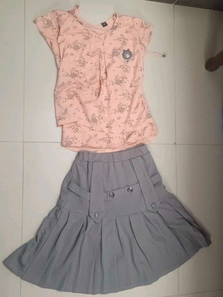 Cute Printed Kurta Set