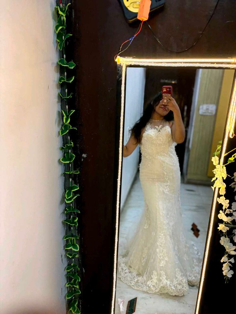 Elegant Lace Mermaid Wedding Dress