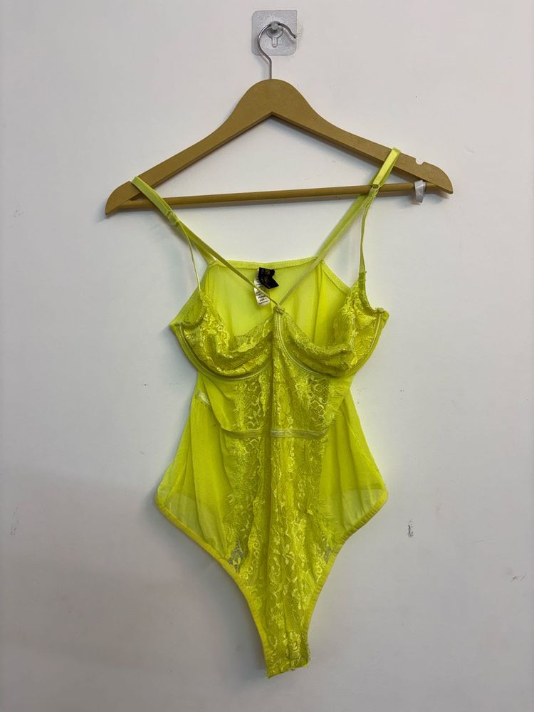 Neon Yellow Bodysuit