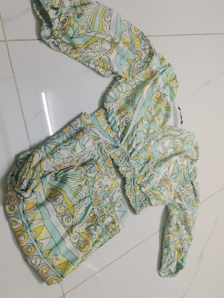 Boho Print Long Sleeve Top 🤩