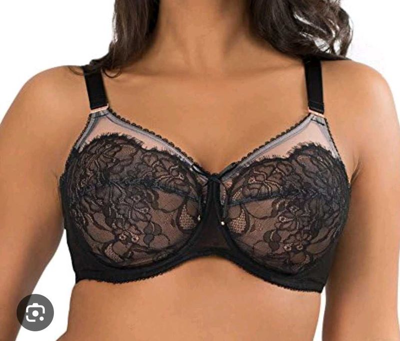 Black Lace Bra