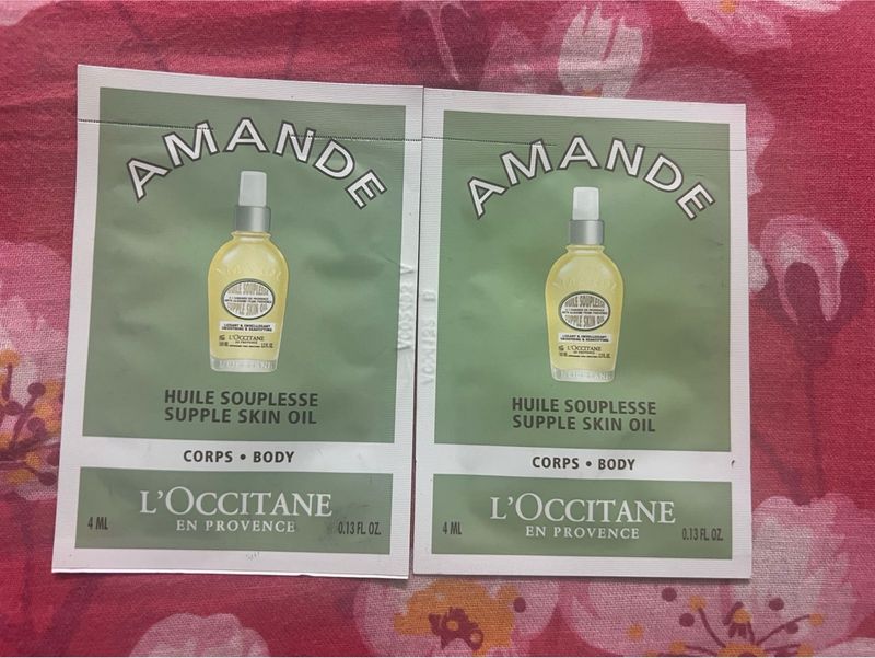 2 L'occitane Almond Supple Skin Oil (8 ml)