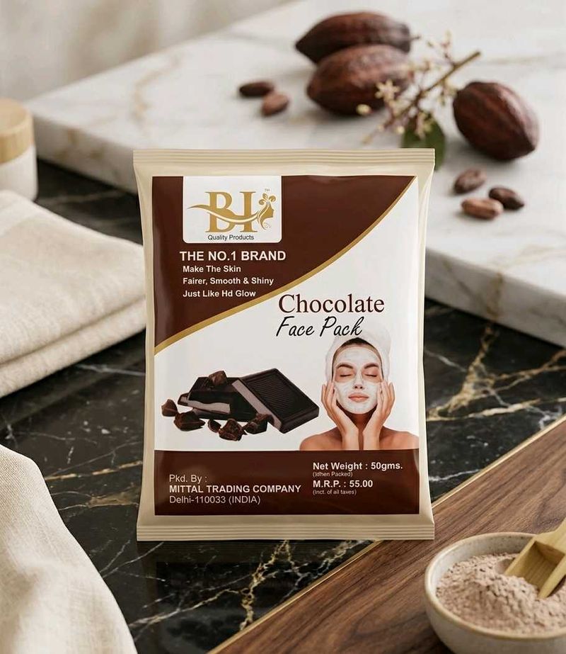 Chocolate Face Pack for Glowing Skin