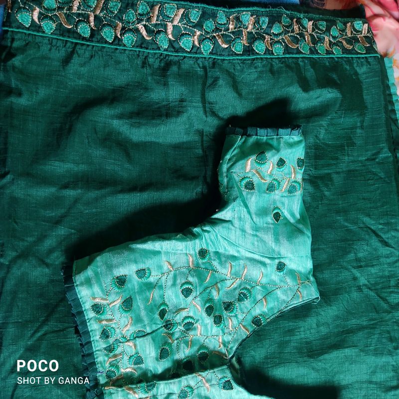 Saree With Readymade Blouse