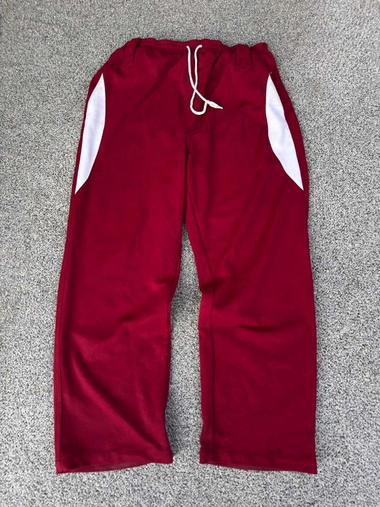 Maroon Track Pants