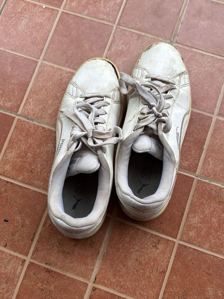 White Puma Sneakers