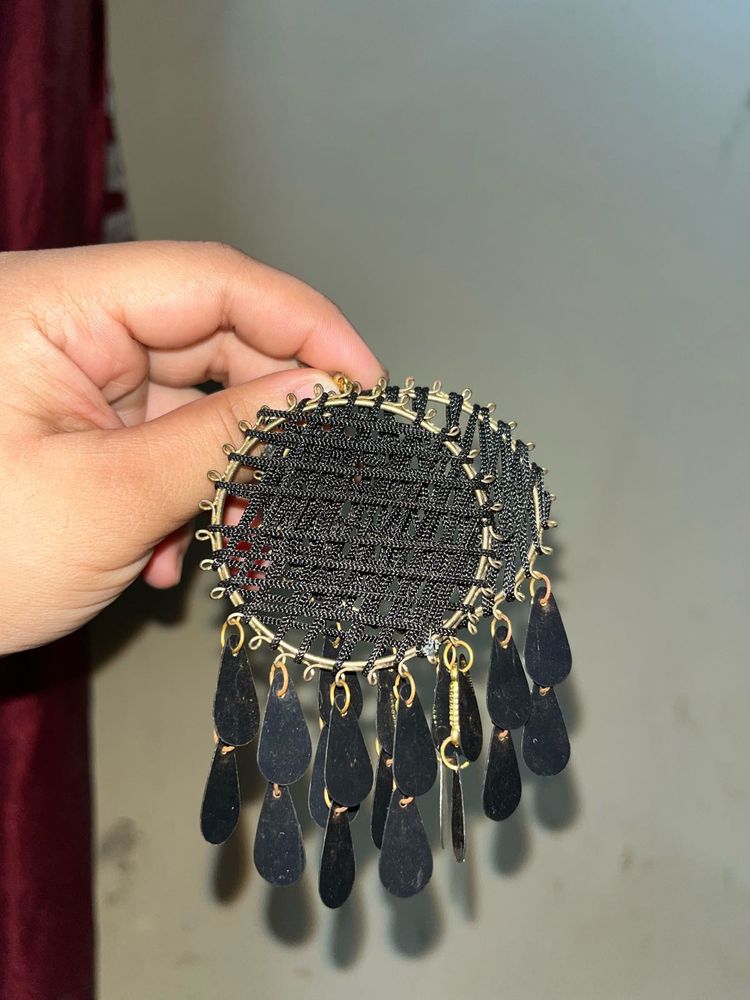 Black Tassel Earrings