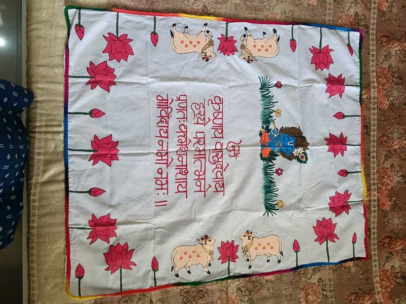 baby welcome blanket + chhathi rumal