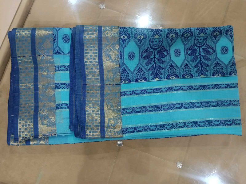 Bahut Khubsurat Taat Ki Cotton Saree