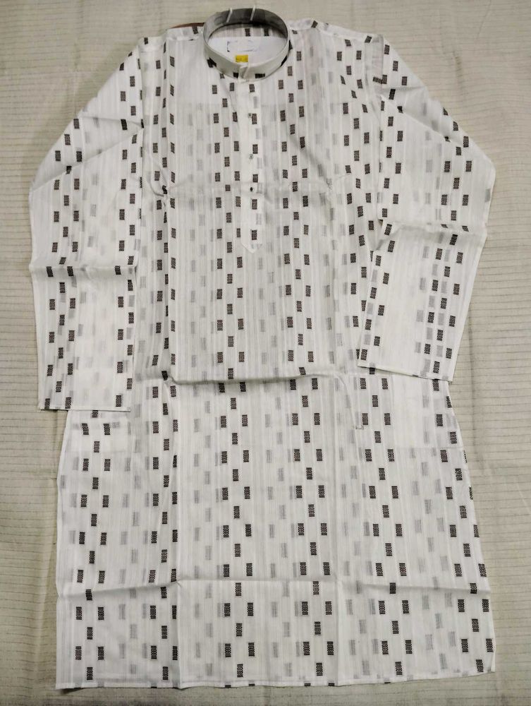 Men's White Kurta | Punjabi