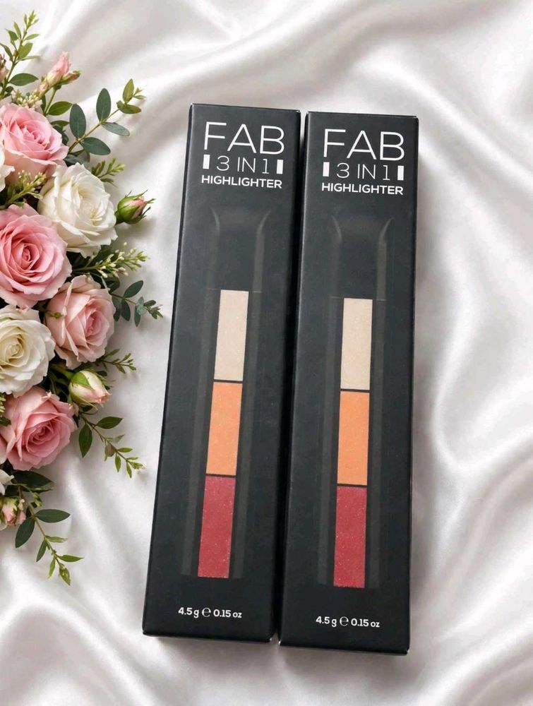 PACK OF 2 Renee FAB 3in1 Strobe Highlighter Stick