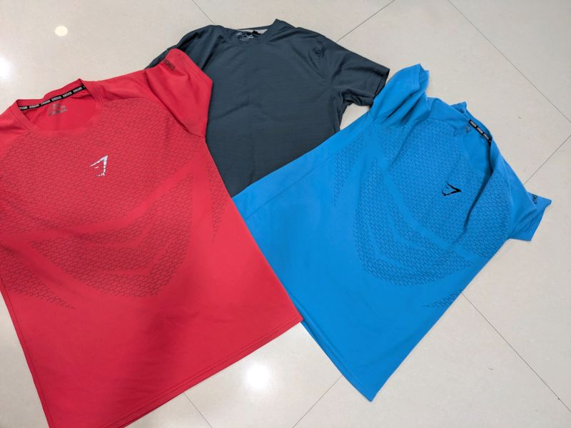 Three Tshirts For Men Gym Wear