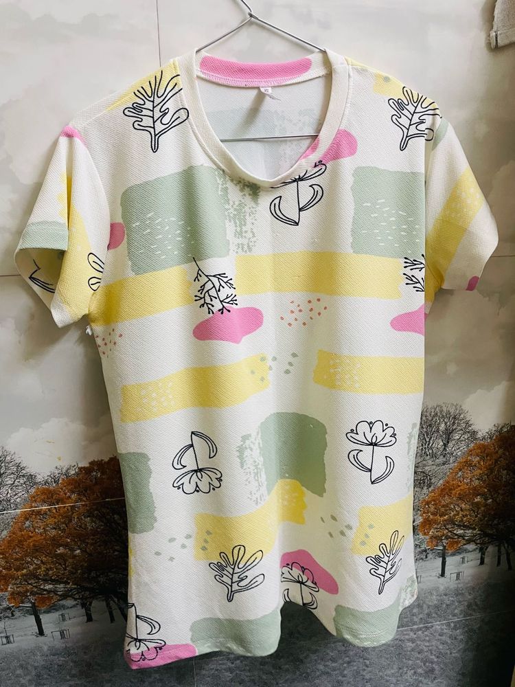 Unique Abstract Print night suit