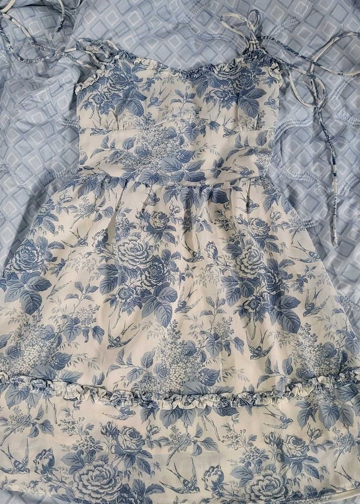 Floral Print Mini Dress