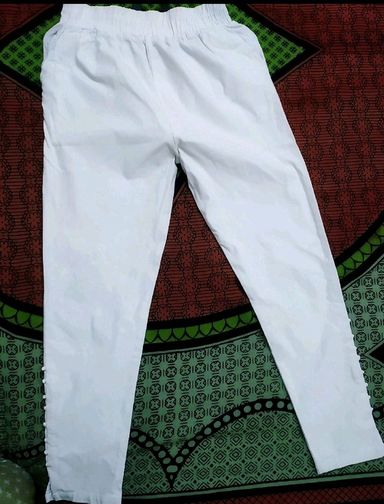Elegant White Strecheble Pant