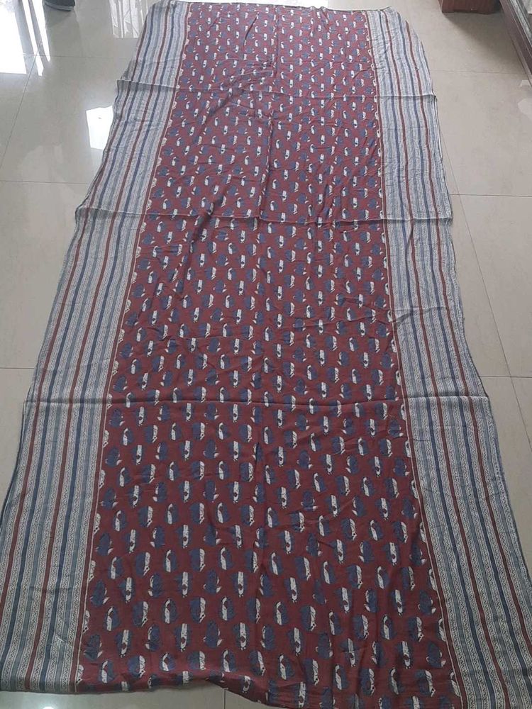 Dupatta combo of 2  - Navy blue and brown / pink