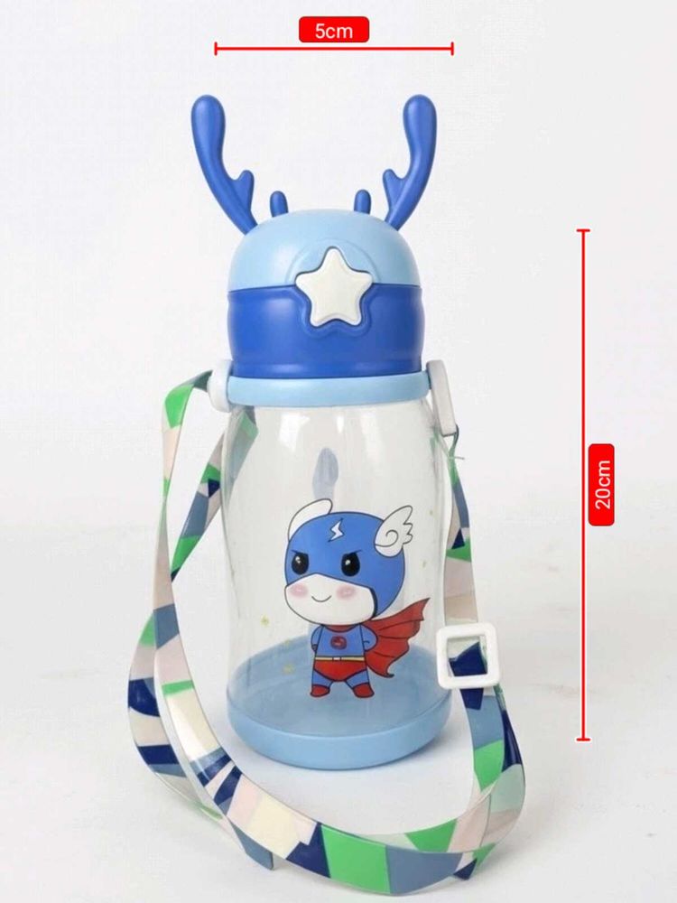 New Superhero water sipper 450ml bottle - 20x5cm