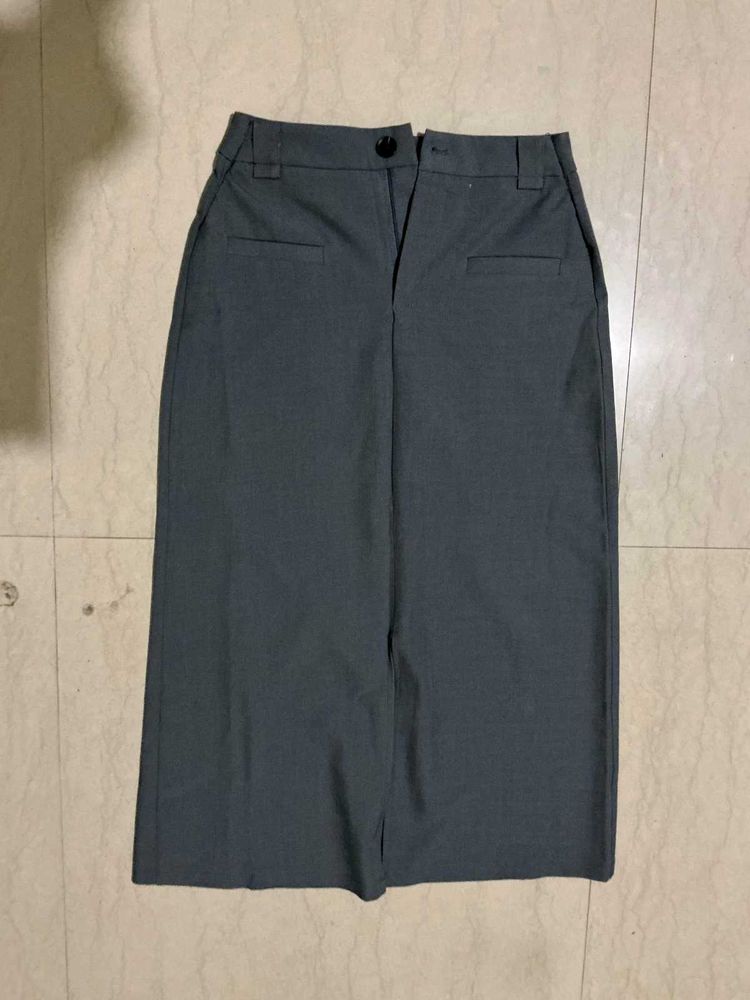 Grey Culottes skirt