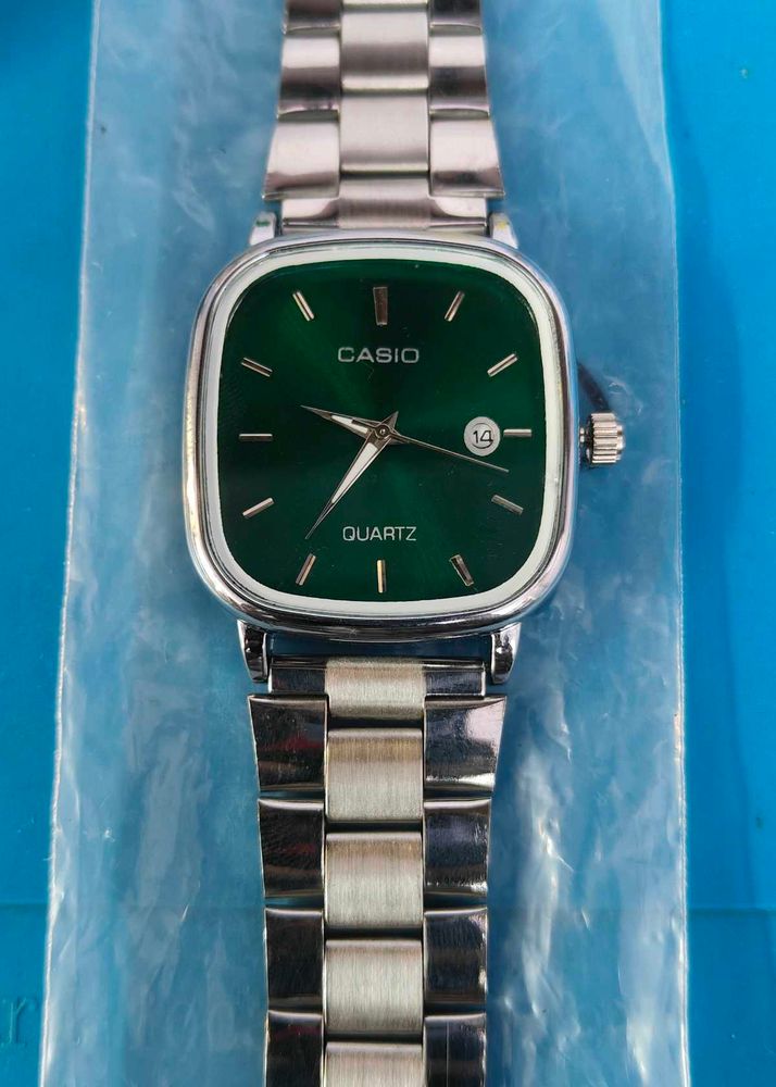 Classic Green Dial Casio Watch