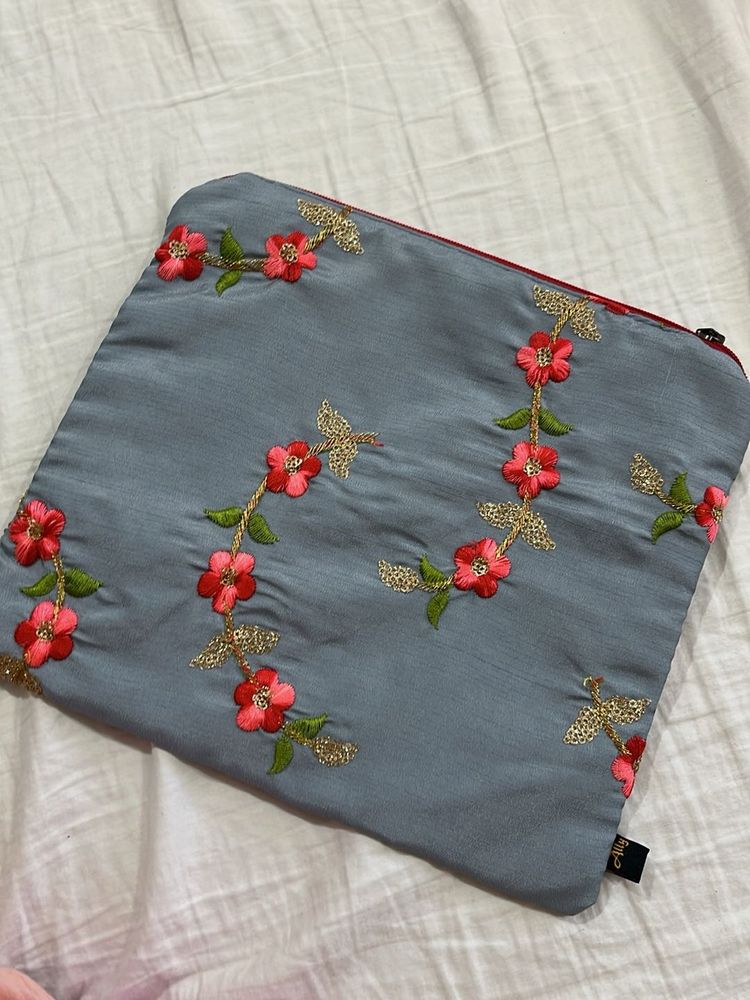 Embroidered Floral  Bag