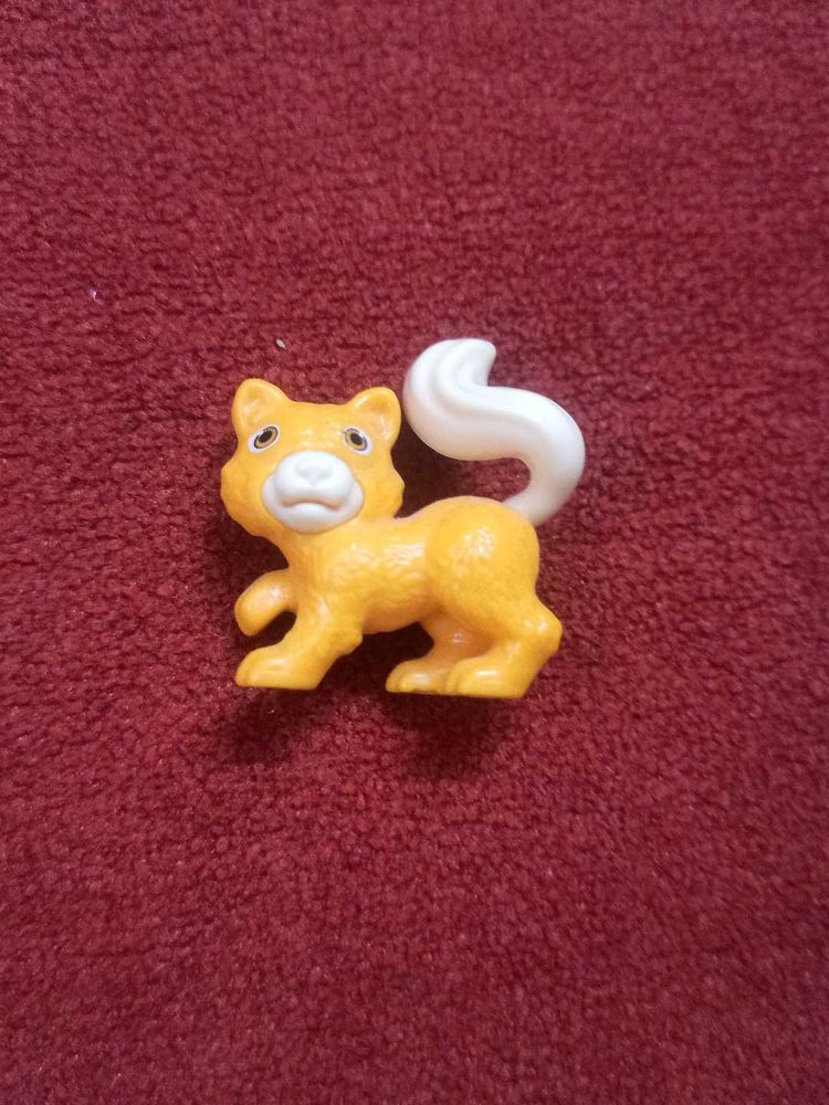 Cute Orange Cat Toy Figurine &amp; 2 more