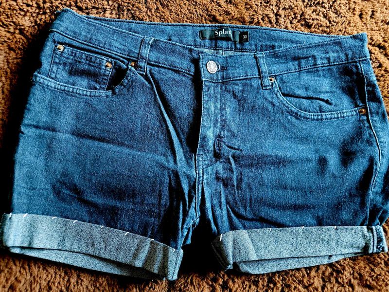 Classic Blue Denim Shorts set of 2