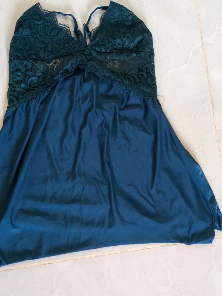 Lace Trim night suit